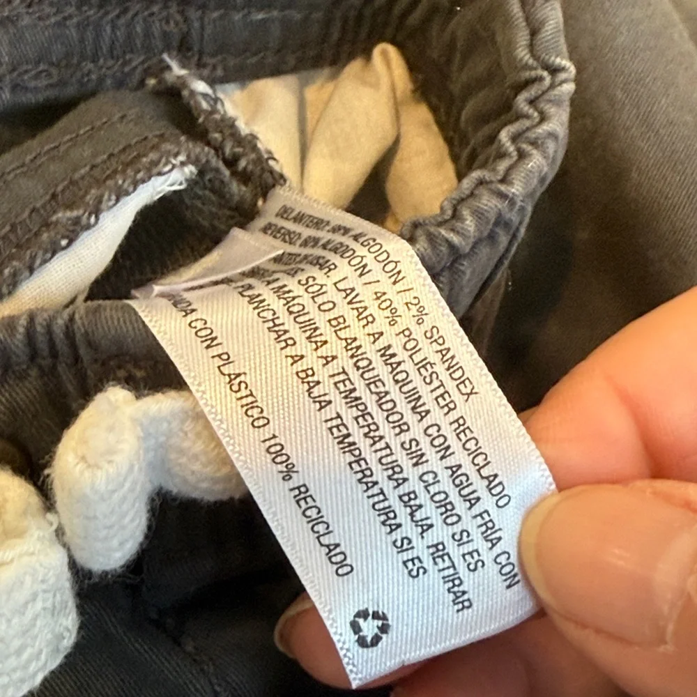 Cat and Jack Toddler Boy Teal Green Tee Dark Gray Stretch Utility Pants Set 18M